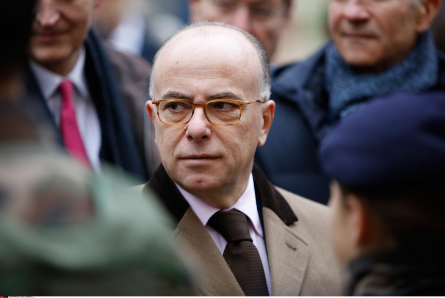 Bernard Cazeneuve dans une école du 19ème arrondissement de Paris, le 2 décembre 2016