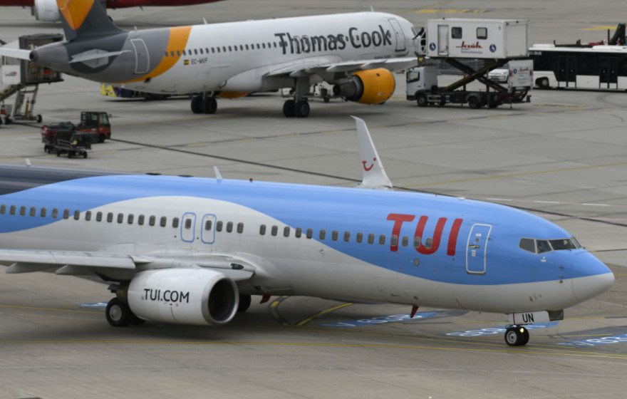 Un avion de la compagnie TUIfly