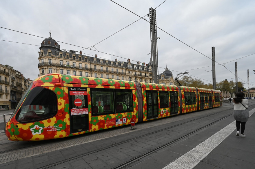 Un tramway à Montpellier (illustration)