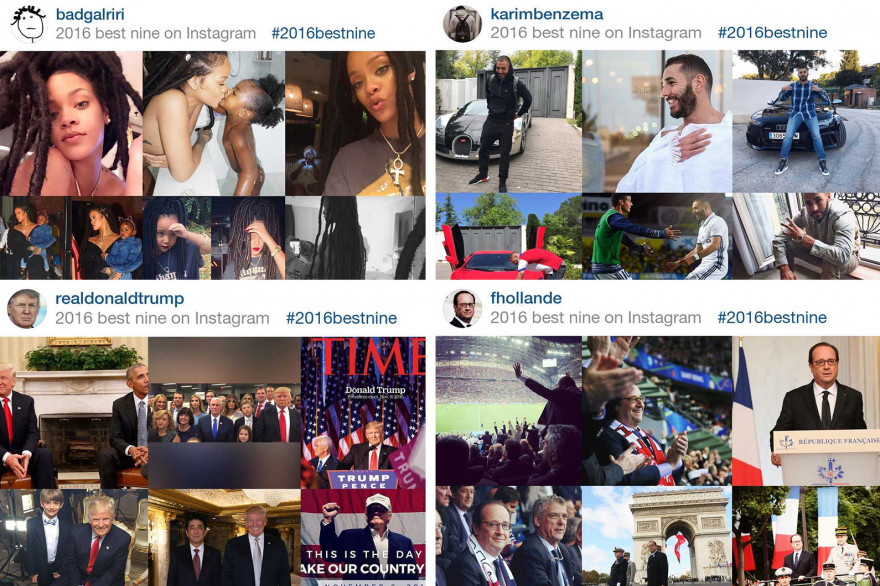 Les micro-collages BestNine signent un retour remarqué (200.000 publications) sur Instagram