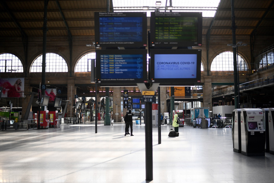 La gare du nord à Paris
