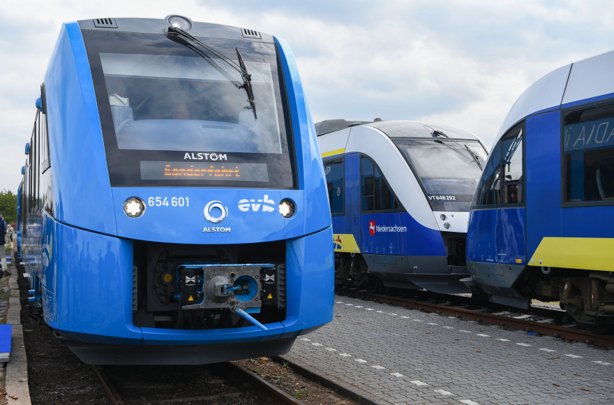 Un train à hydrogène en Allemagne (illustration)