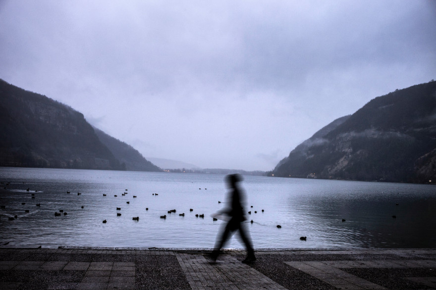 Le lac de Nantua, dans l'Ain