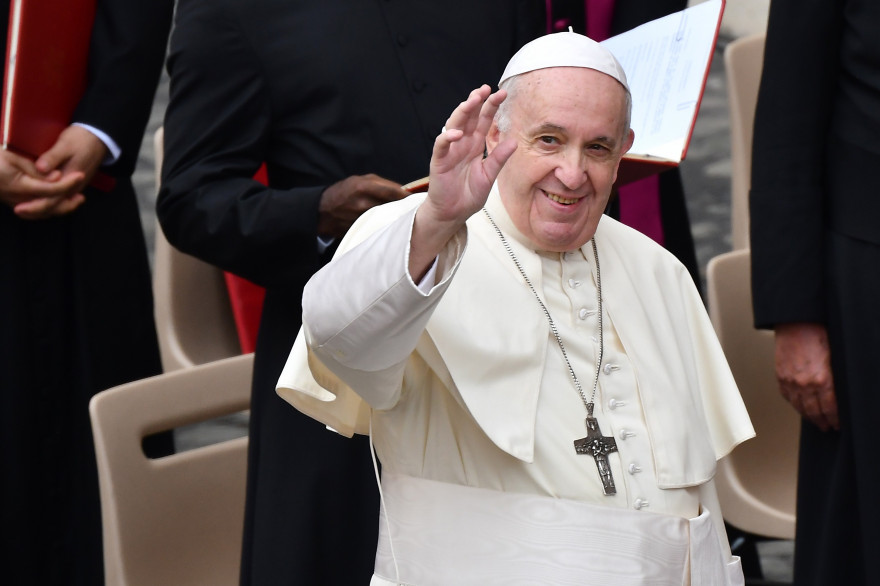 Le pape François le 2 septembre 2020 au Vatican
