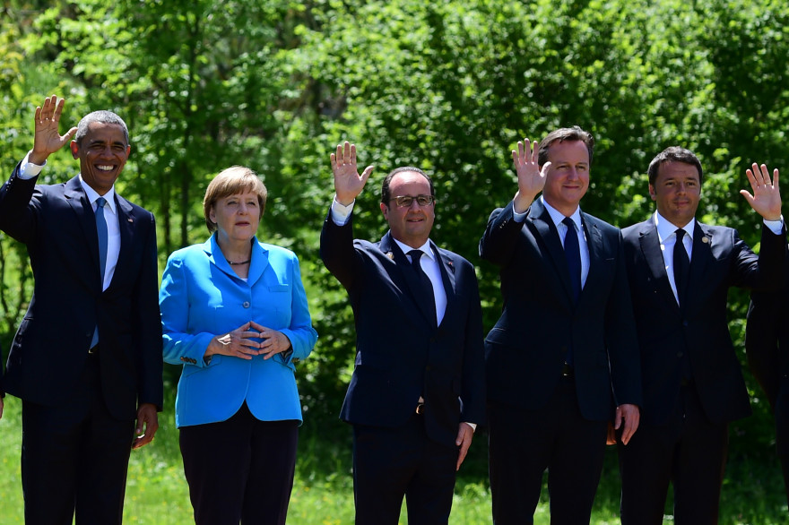Souvenir du G7 de Garmisch-Partenkirchen, juin 2015