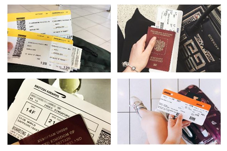 Publier un billet d'avion sur les réseaux sociaux l'expose au piratage