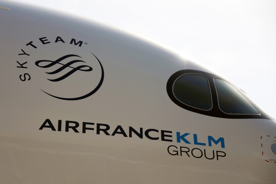 Un Airbus A350 du groupe Air France-KLM (illustration)