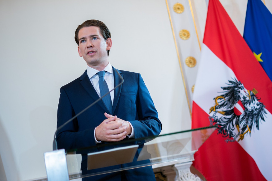 Le chancelier autrichien Sebastian Kurz, à Vienne (Autriche), le 28 août 2020.
