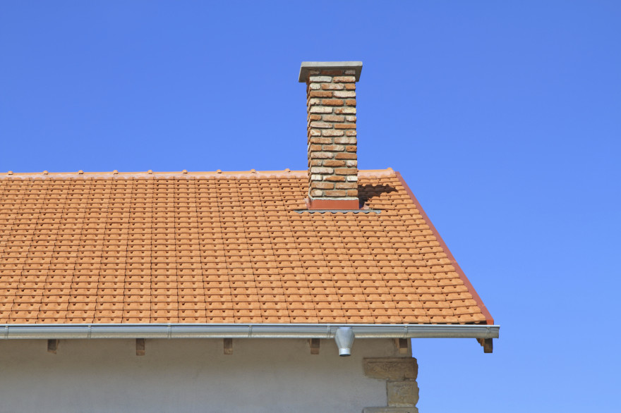 Le toit d'un pavillon (Illustration).