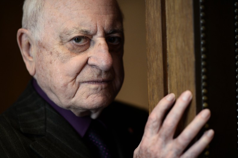 Pierre Bergé, l'un des trois actionnaires du "Monde"
