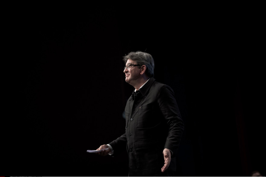 Jean-Luc Mélenchon en meeting au Mans le 11 janvier 2017