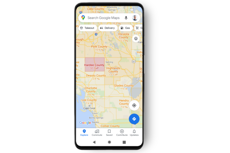 Google Maps va afficher le nombre de cas de Covid-19 sur ses cartes