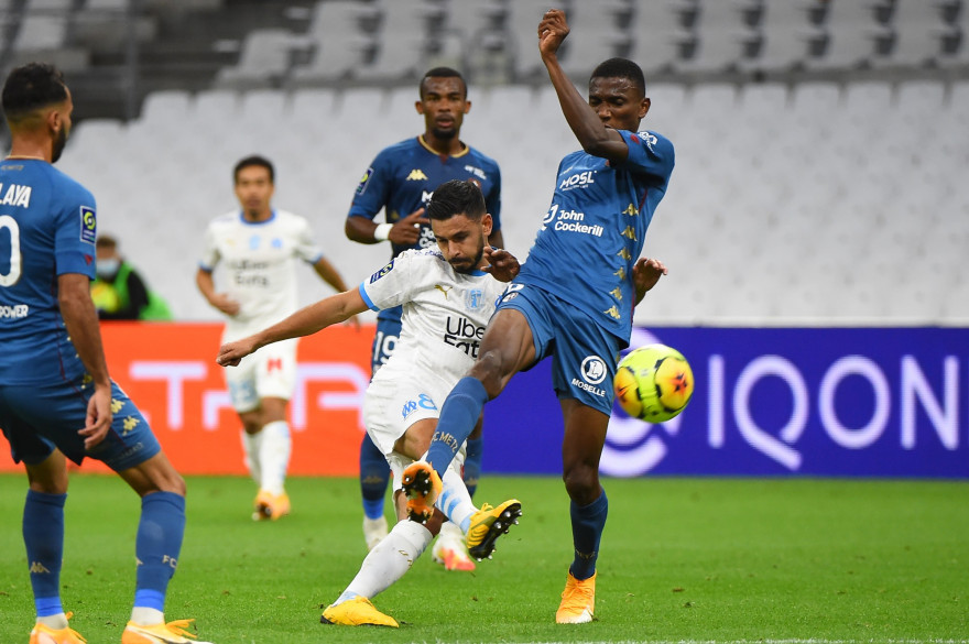 Morgan Sanson, contre le FC Metz, le 26 septembre 2020