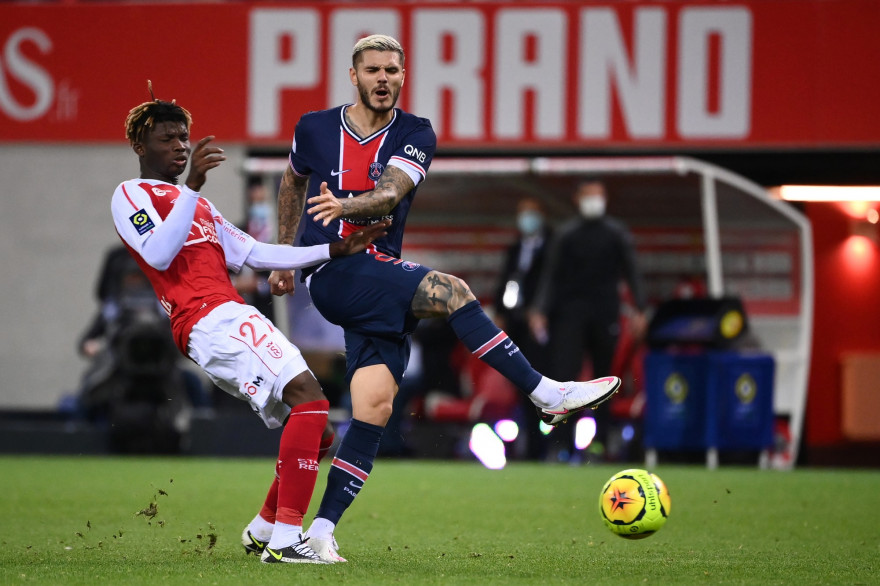 L'attaquant argentin Mauro Icardi, face à Reims, le 27 septembre 2020