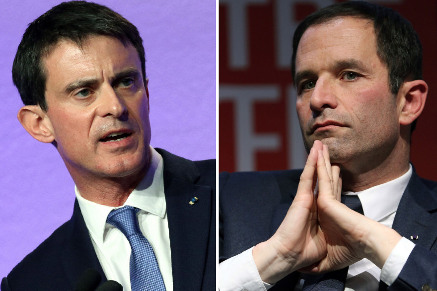 Manuel Valls et Benoît Hamon