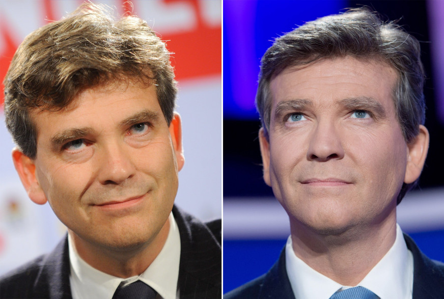 Arnaud Montebourg en 2011 et 2017