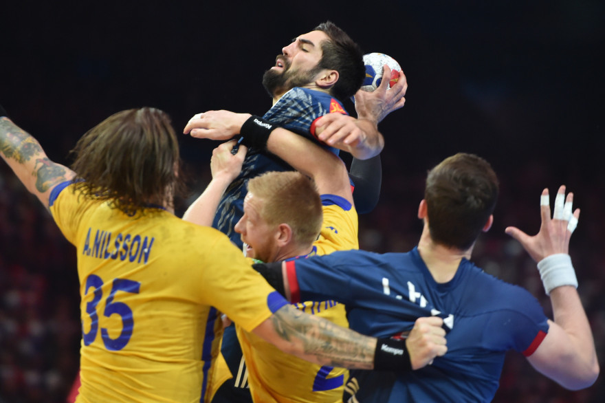 L'équipe française de handball l'a emporté contre la Suède en quart de finale le 24 janvier