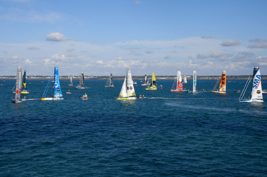 Le départ du Vendée Globe le 6 novembre 2016