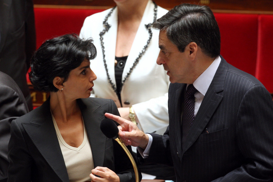 Rachida Dati et François Fillon, le 11 juin 2008