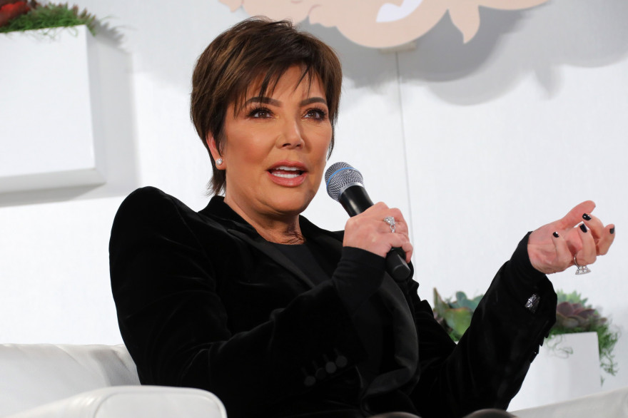 Kris Jenner à Hollywood en janvier 2020
