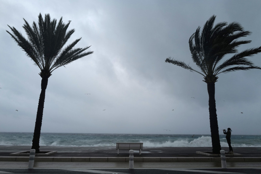 La tempête Alex, dans les Alpes-Maritimes (illustration)