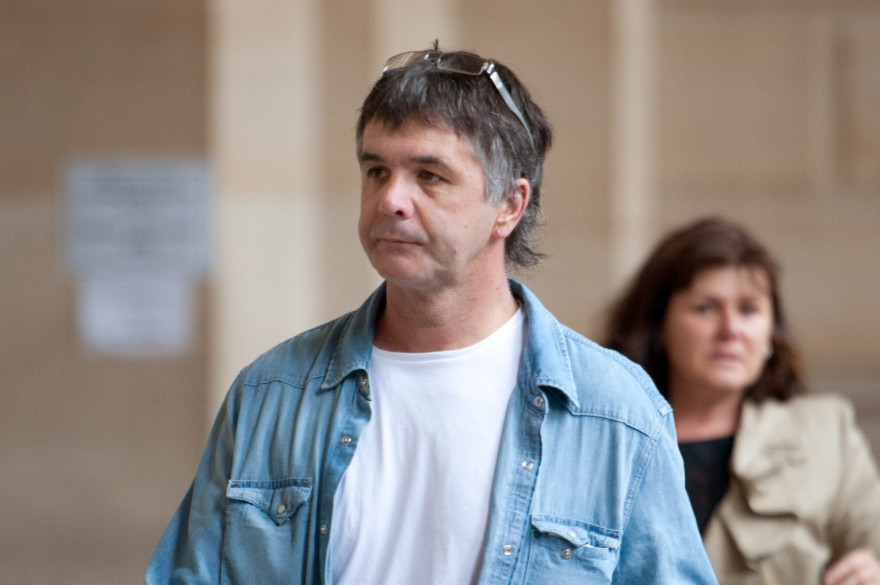 Stéphane Colonna lors du dernier jour du procè de son frère Yvan en 1998.