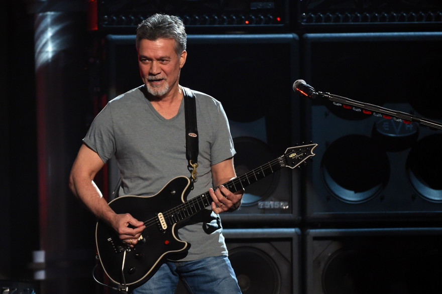 Le guitariste Eddie Van Halen en 2015