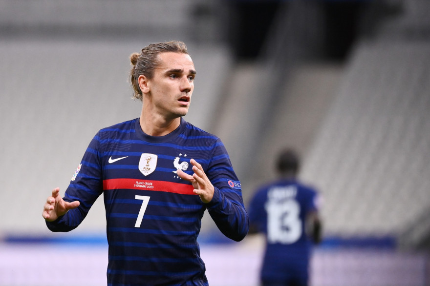 Antoine Griezmann au Stade de France le 8 septembre 2020