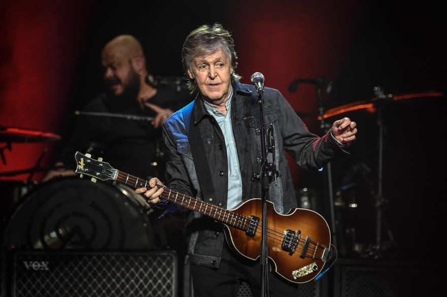 Le chanteur Paul McCartney