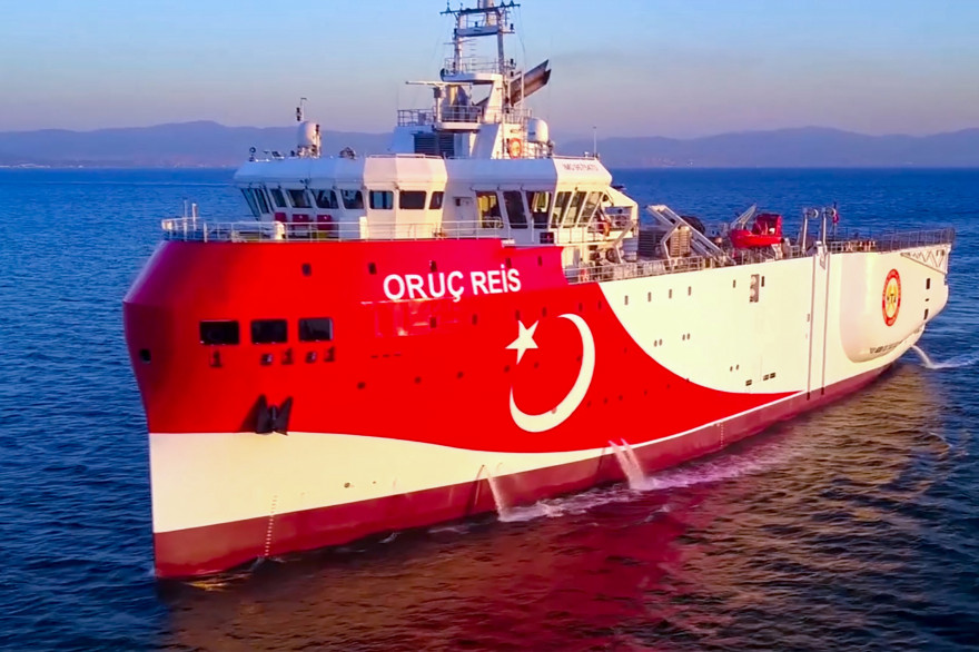 Illustration du navire turque Oruç Reis