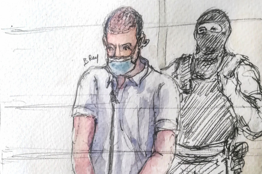 Nezar Mickael Pastor Alwatik, lors du procès des attentats de janvier 2015, le 23 septembre 2020.