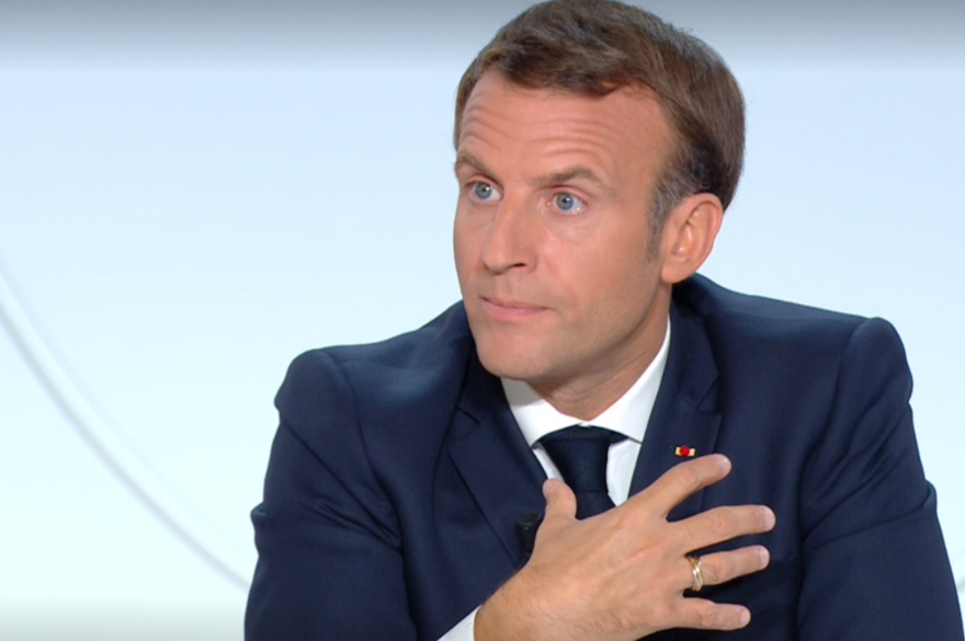 Emmanuel Macron interviewé le 14 octobre 2020