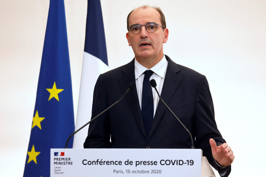 Jean Castex le 15 octobre 2020 à Paris