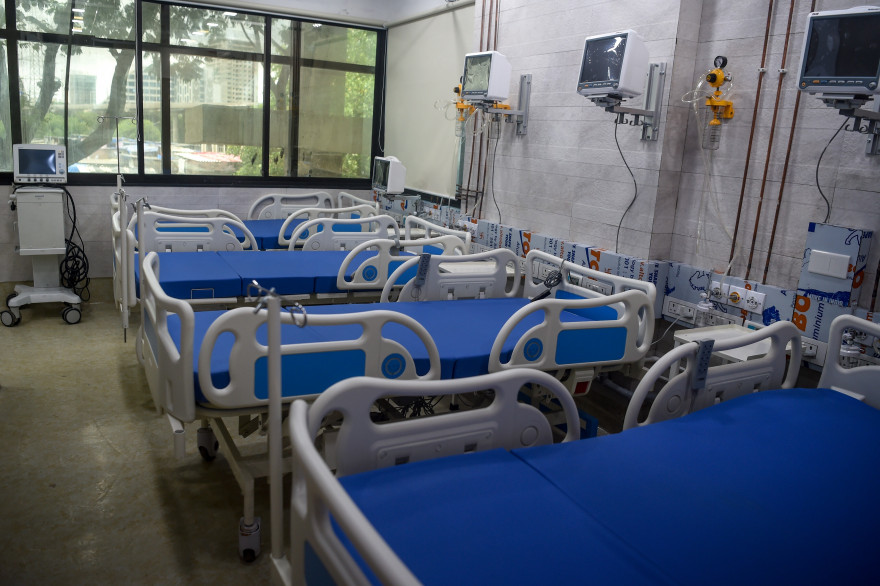 Un hôpital de Bombay (illustration)