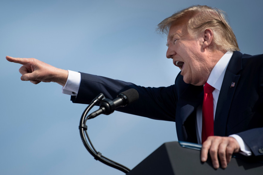 Donald Trump le 16 octobre 2020 en Floride