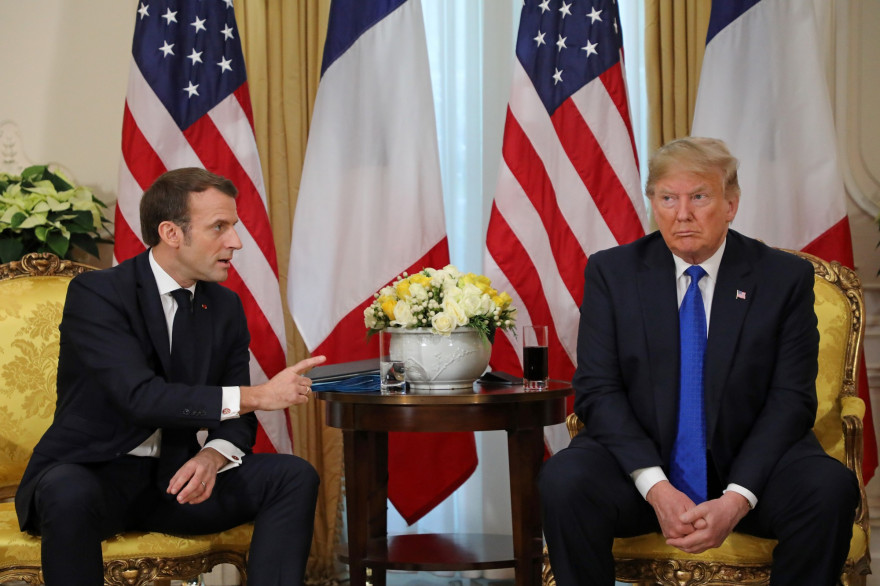 Emmanuel Macron et Donald Trump le 3 décembre 2019.