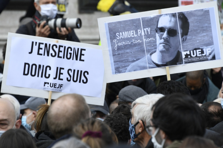 Rassemblement place de la République à Paris