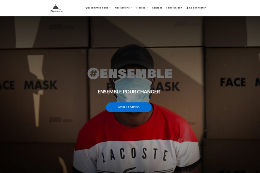 Capture d'écran du site de BarakaCity