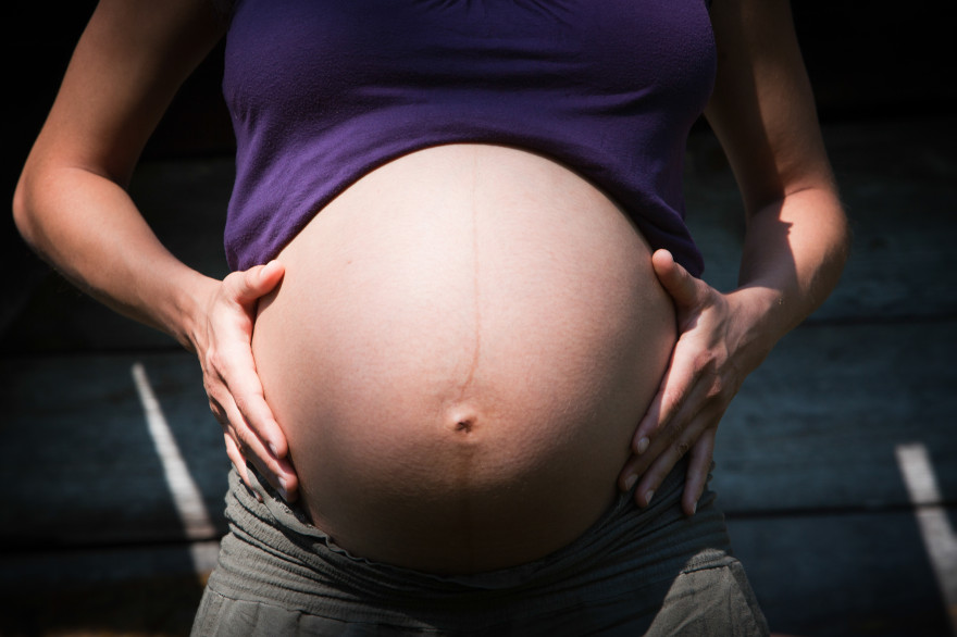 Une femme enceinte (Illustration)