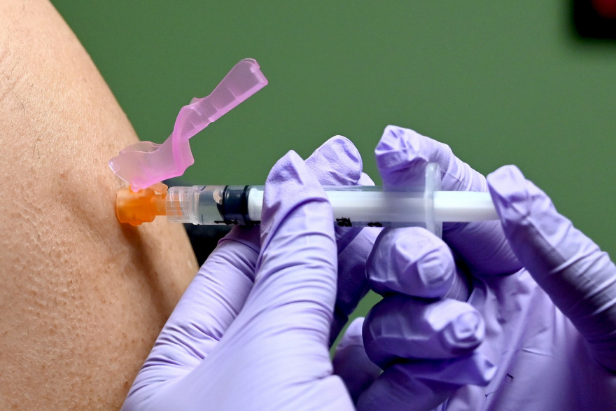 Un vaccin contre la grippe (illustration)