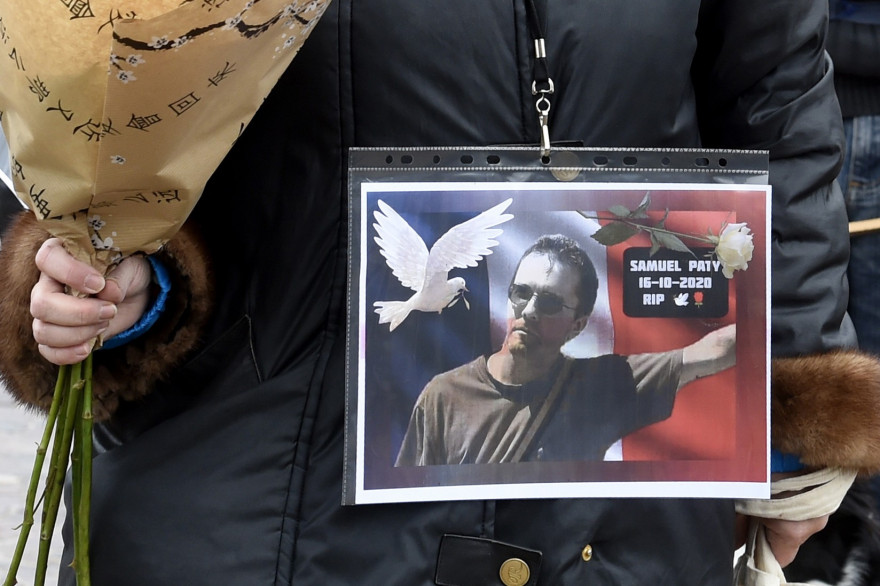 Samuel Paty, professeur d'histoire-géographie assassiné par un islamiste le 16 octobre 2020