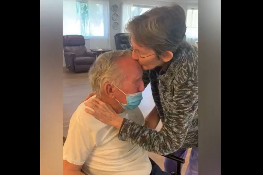Joseph et Eve, mariés depuis 60 ans, ont été séparés 215 jours à cause du coronavirus.