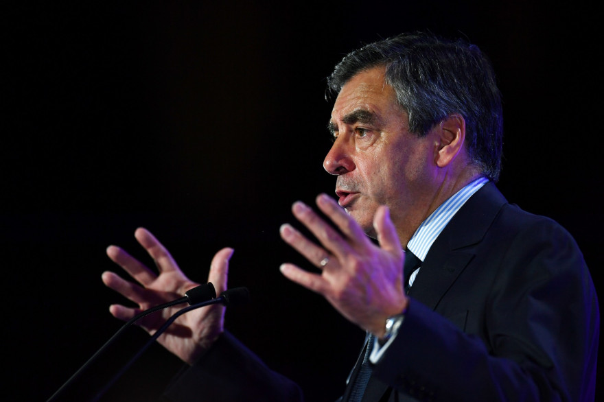 François Fillon le 14 avril 2017.