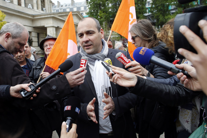 Laurent Berger a plaidé pour l'Europe lors d'un rassemblement de la CFDT pour le 1er mai