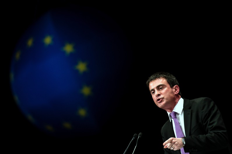 Manuel Valls à Lyon le 23 mai 2014 (Archives).