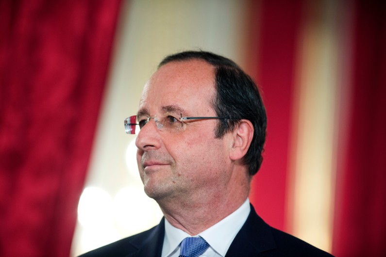 Le président de la République, François Hollande, le mardi 10 juin 2014 à l'Élysée.