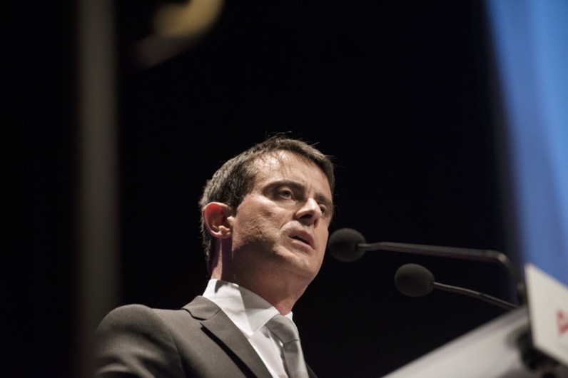 Le Premier ministre, Manuel Valls, le samedi 14 juin devant le Conseil national du PS.