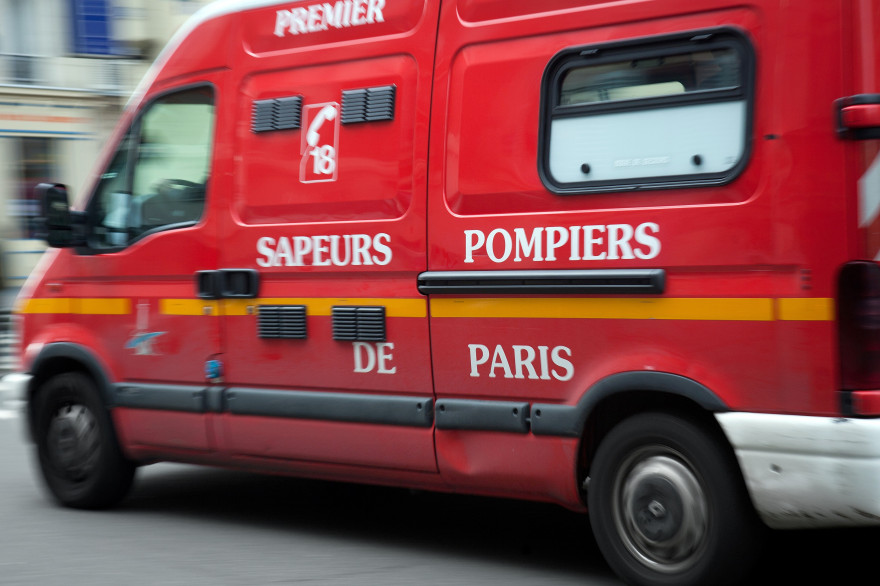 Une voiture de pompiers dans les rues de Paris en janvier 2013 (illustration).