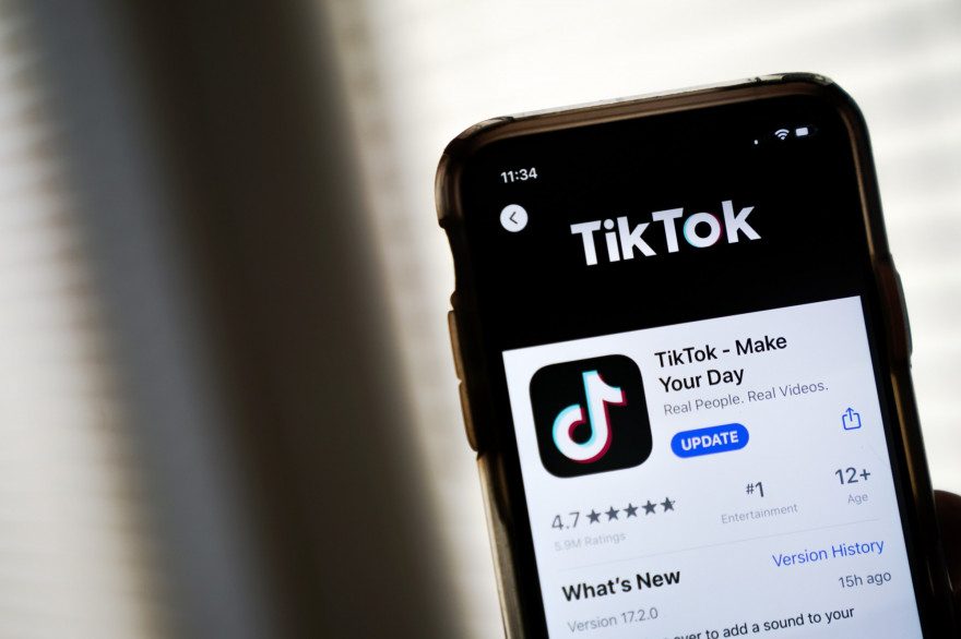 L'application Tik Tok (illustration)