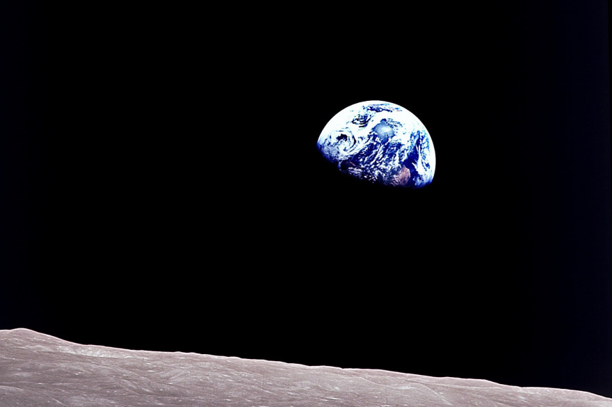 La Terre vue de l'espace (illustration)